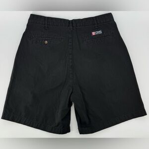 Vintage Ralph Lauren Chaps Two-Pleat Black Shorts. 
Size W34